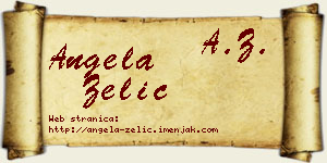 Angela Zelić vizit kartica